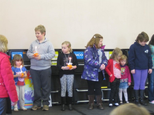 Christingle in the Community Centre